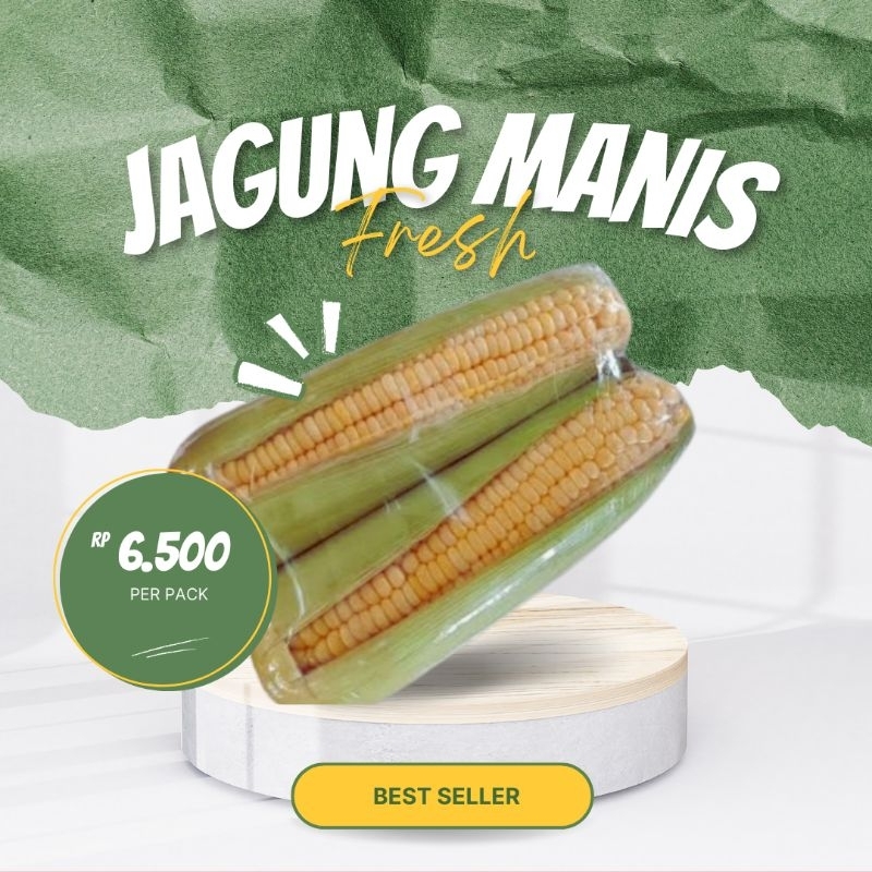

Jagung Manis Fresh 1 Pack isi 2 pcs