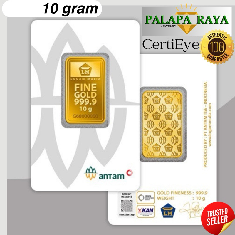 Emas LM Antam Logam Mulia 10 gram