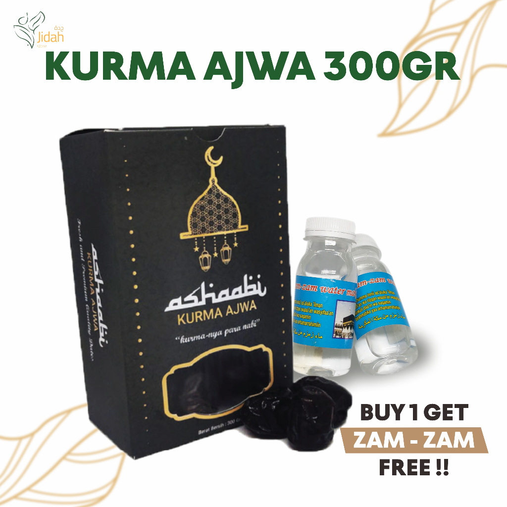 

Kurma Ajwa Madinah premium Jumbo Original kurma Nabi Kurma Najwa asli premium korma ajwa