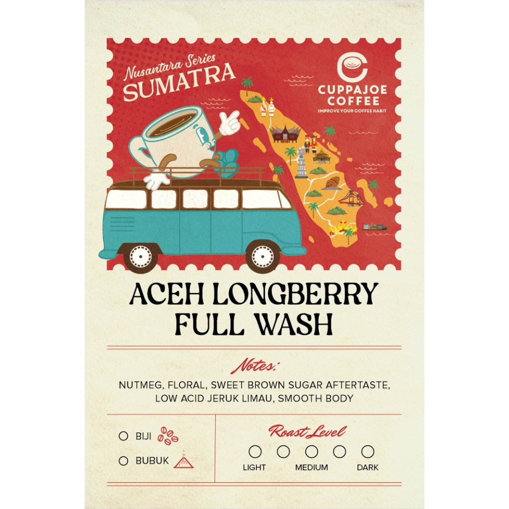 

Kopi Arabika Aceh Longberry 100 gram (Biji/Bubuk)