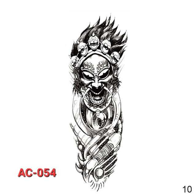 Tato Temporer Tattoo Tatto Temporary Full Lengan Tangan Besar Tahan Air Sementara Anti Air Seri AC-0