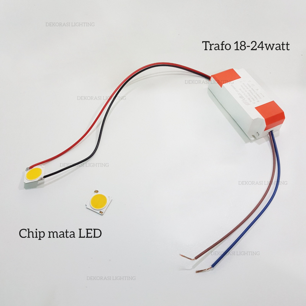 Lampu mata chip cob led 20watt trafo driver 18-24w 54-84 VDC 280mA