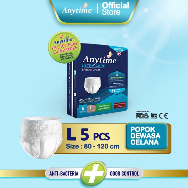 Anytime Popok Celana Lansia Ukuran L5