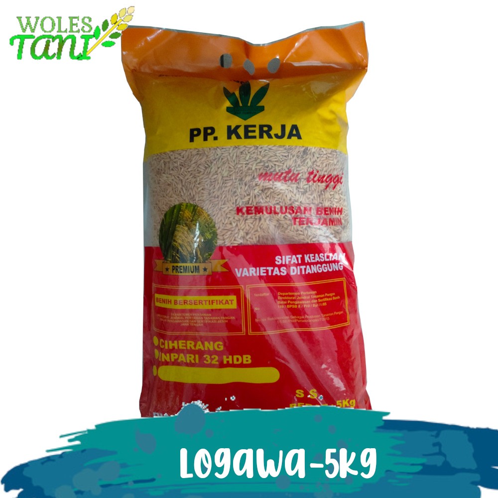 Benih Padi Logawa 5 Kg Unggul Pasti Panen