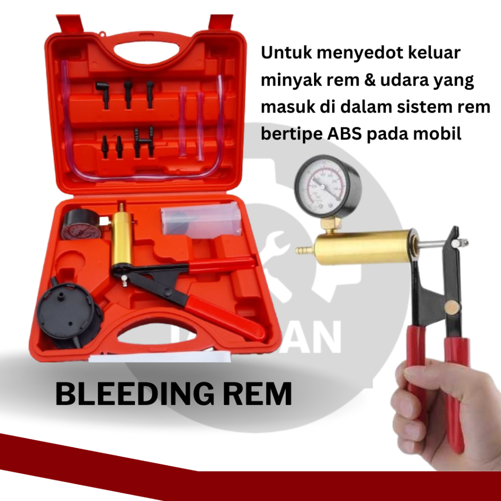 Bleeding Minyak Rem Bleeding Kit  Bleeding Rem ABS Mobil Alat Pemompa Minyak Rem Mobil