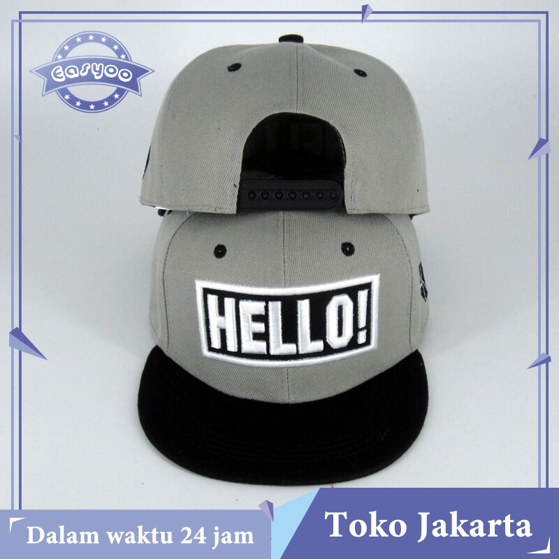 Topi Hip Hop Unisex Original Topi Pria Dewasa Snapback Premium