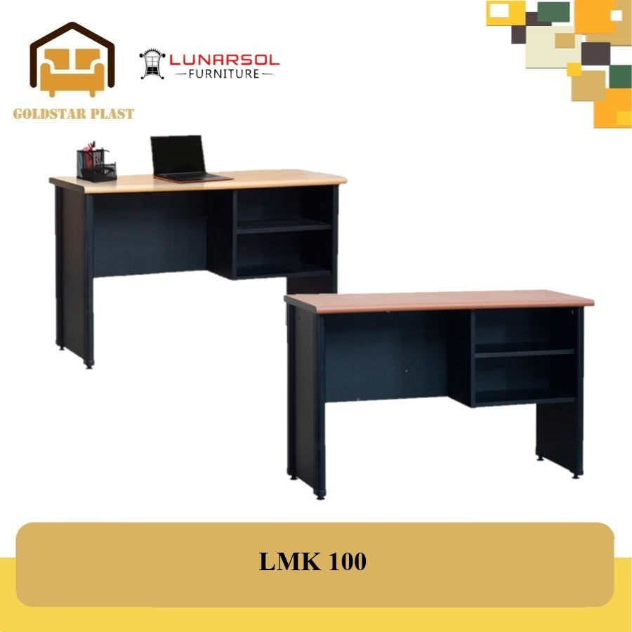 Meja Kantor/Meja Kerja/Meja Tulis Tanpa Laci/Meja 1/2 Biro/LMK 100