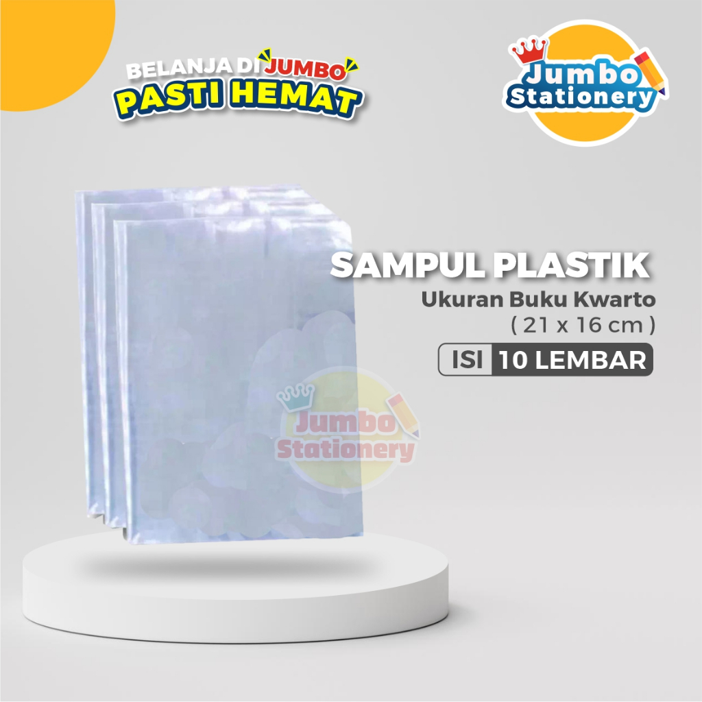 

Sampul Plastik Kwarto per 10 lembar