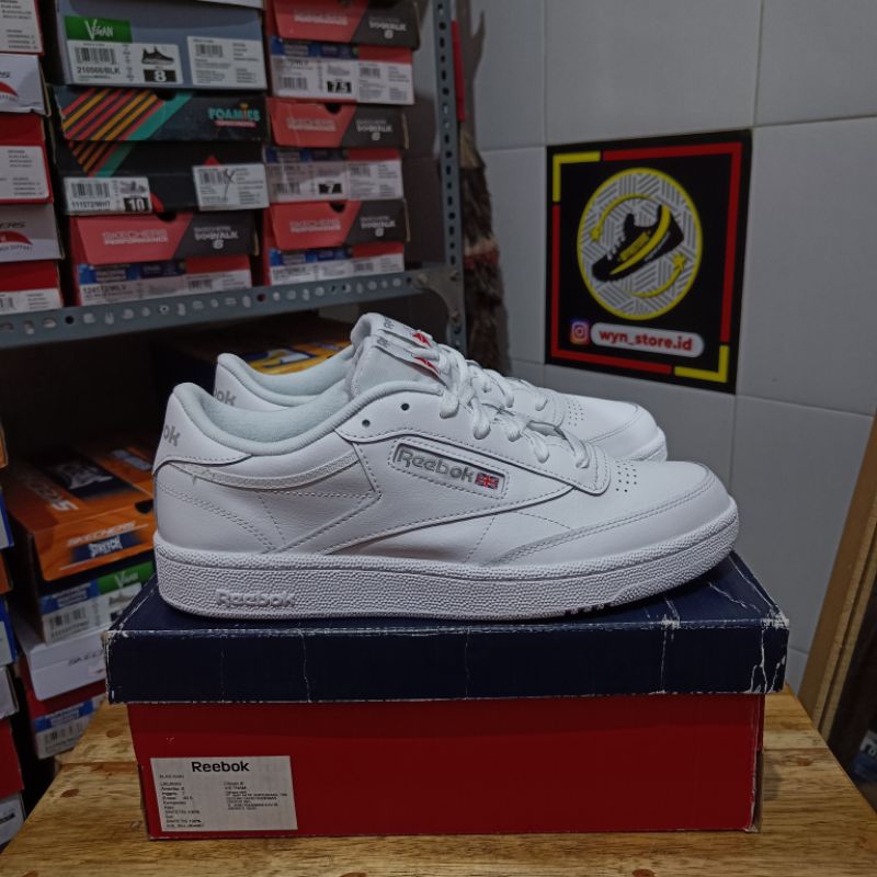 Reebok Club C 85 White Green - Full Black / BB 4000 II Unisex White Chalk Vector Navy / White Black 