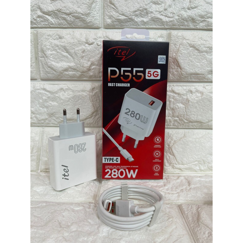 Charger Casan Ori Itel P55 5G 280W Support FastCharging