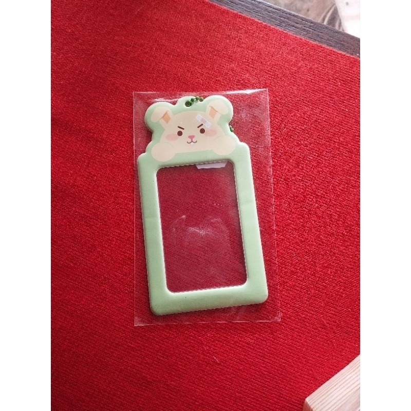 

Photocard ID Card Holder Bunny PVC Cute Honeyjam Hamster Daiso Korea