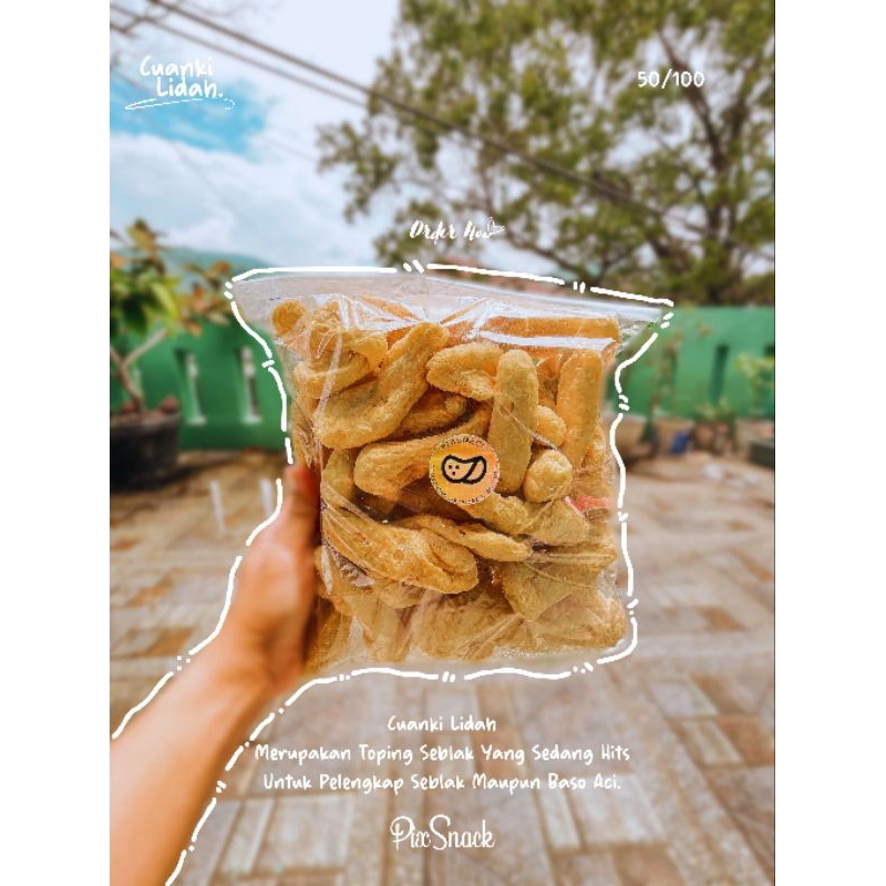 

Cuanki Lidah Super Isi 100 Pcs PixSnack