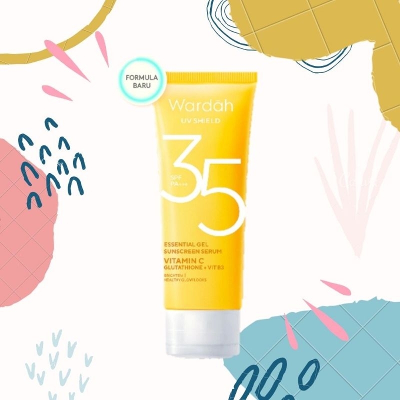 Wardah Gel Sunscreen SPF 35 PA+++ UV Shield NEW FORMULA | Wardah Sunblok Sunscreen SPF35