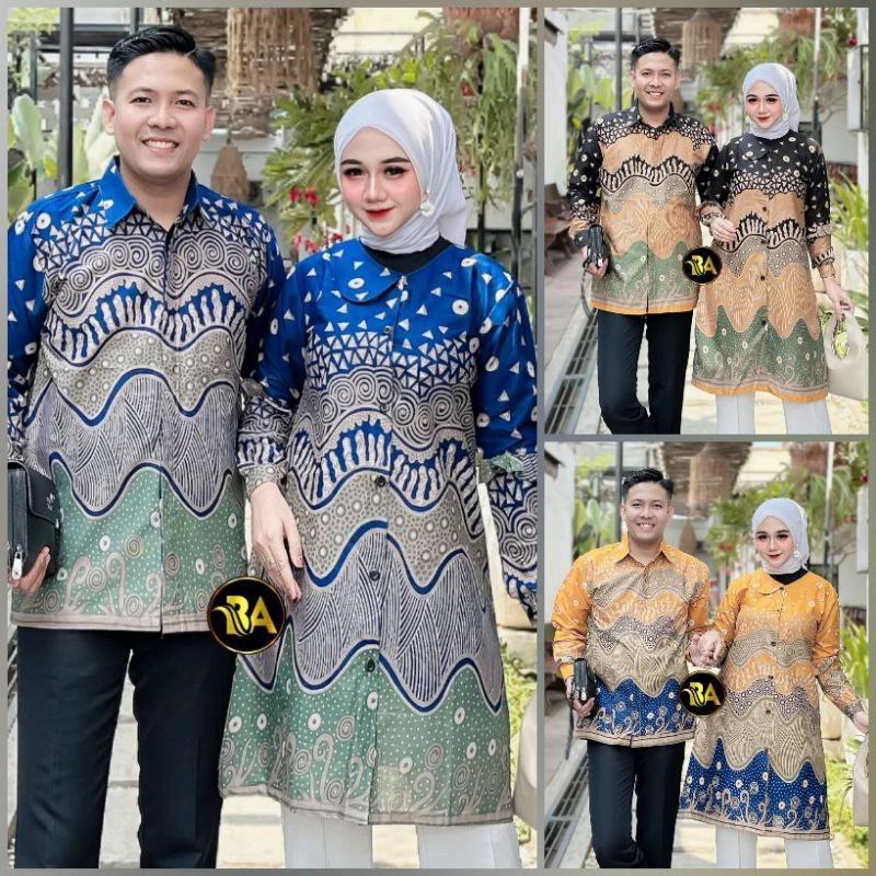 Baju Batik Atasan Batik Tunik Atasan Kemeja Batik Pria Batik Couple Motif Garuda Batik Tunik Couple