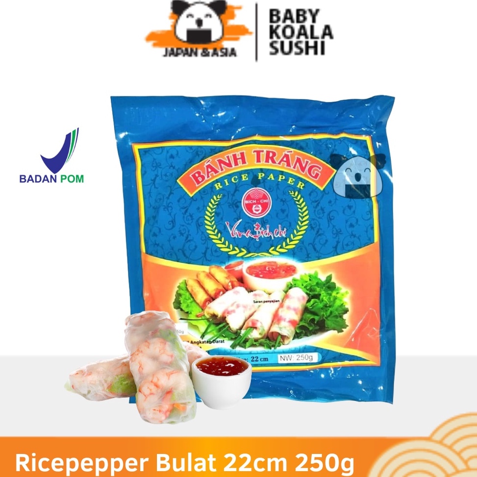 COD TERMURAH BANH TRANG Vietnam Rice Paper 16  22 cm 25 g  Kulit Lumpia Springroll Import