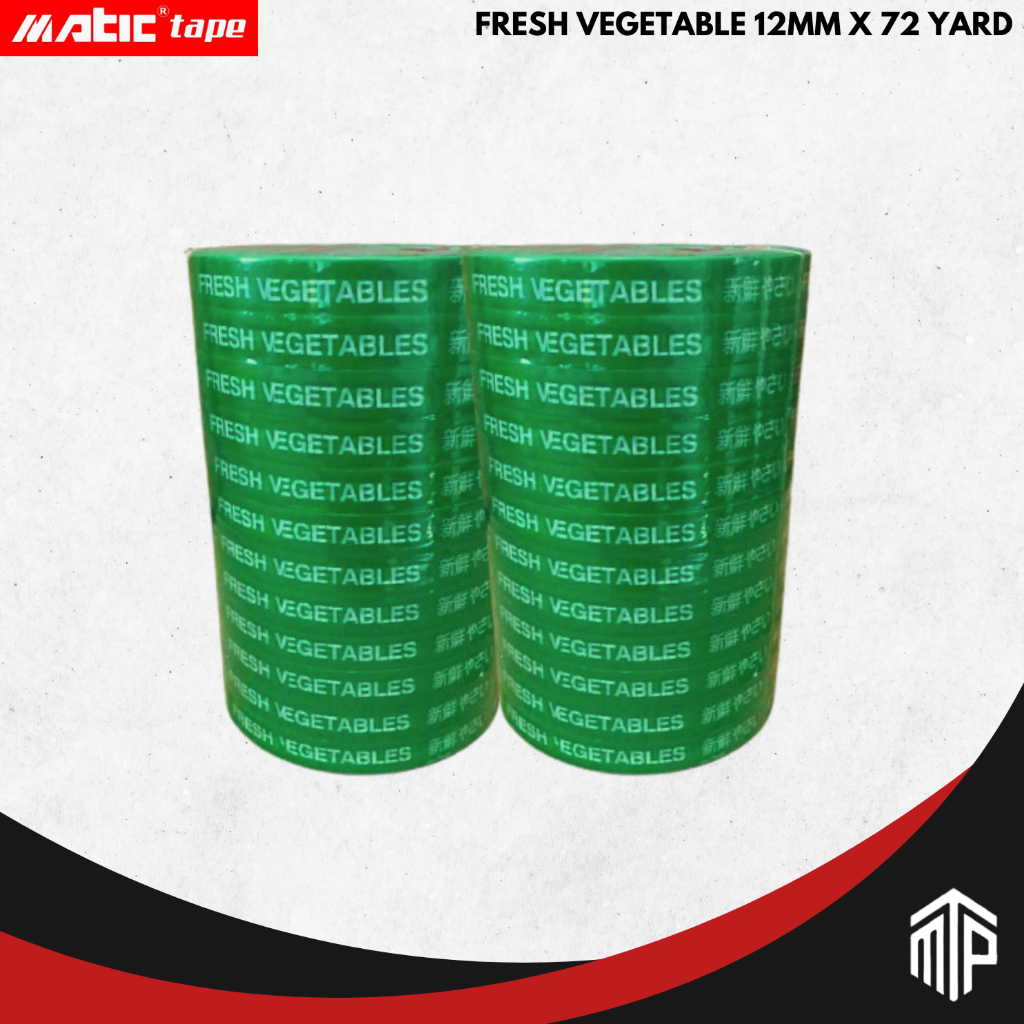 

ISOLASI FRESH VEGETABLE 12MM X 72 YARD (ISI 12PCS)