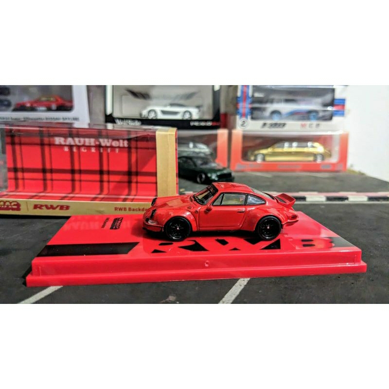 Diecast Tarmac Porsche RWB Backdate Red