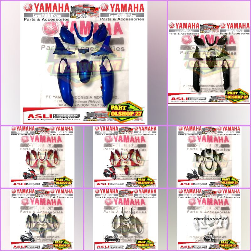 PAKET FULL SET BODY HALUS NMAX OLD 155 2015-2019 (2DP) ASLI ORIGINAL YAMAHA