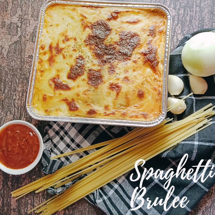 

TERBARU Spagheti Brulle Spagheti Panggang khusus Gosend Grab