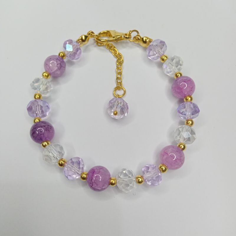 Umaya Craft GG Gelang kristal X broken beads Rantai