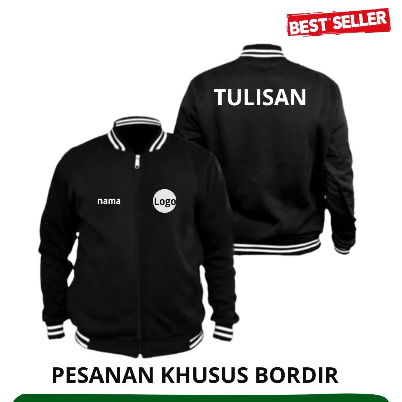Jaket varsity bordir custom