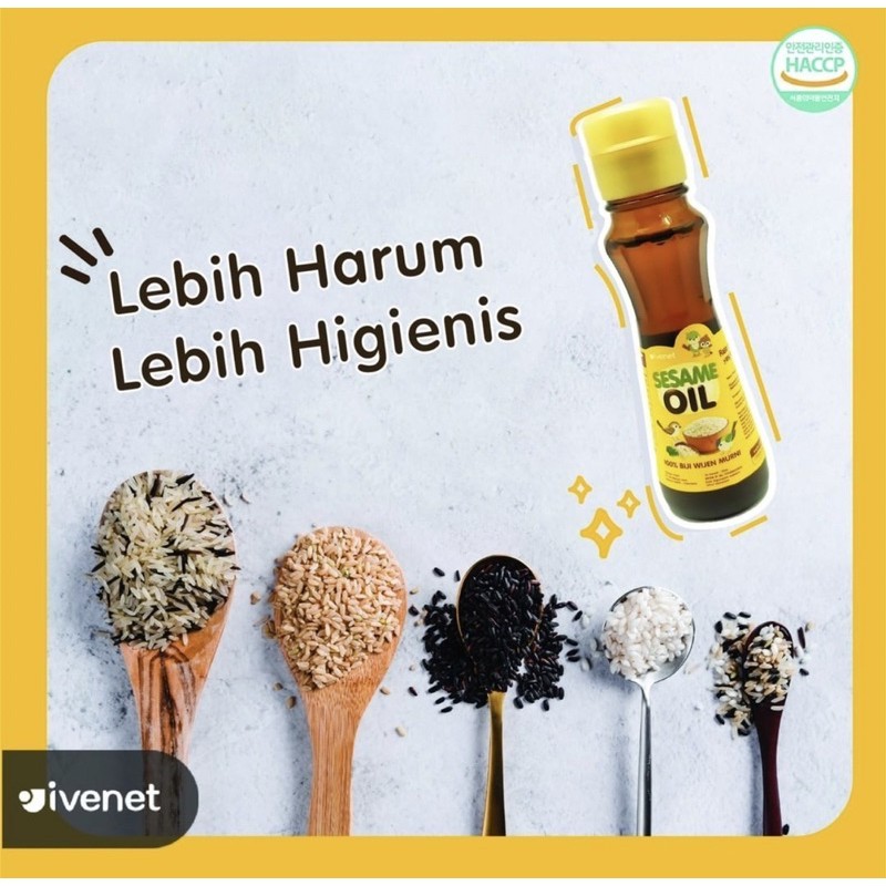 

Ivenet Sesame Oil / Minyak Wijen 75ml