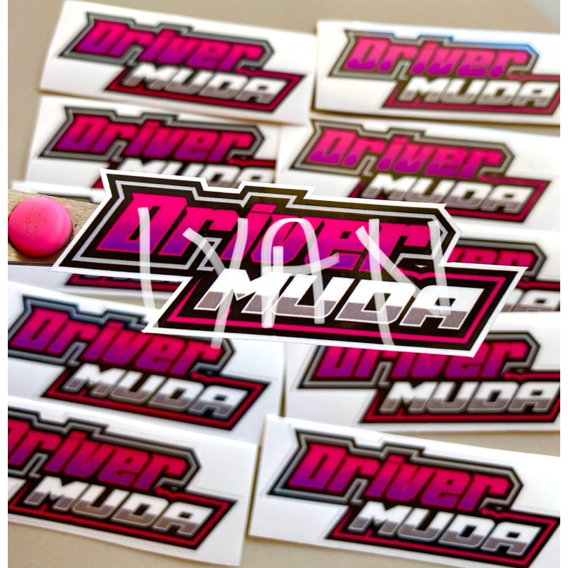 Stiker Cutting Driver muda