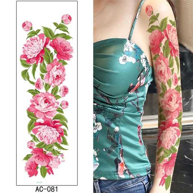 Tato Temporer Tattoo Tatto Temporary Full Lengan Tangan Besar Tahan Air Sementara Anti Air Seri AC-0
