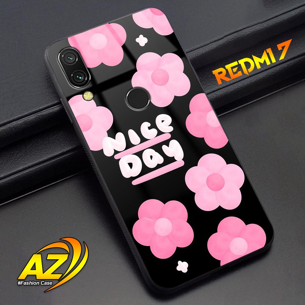 Case Xiomi Redmi 7 - Casing Xiomi Redmi 7 ( Flower ) Case Hp - Casing Hp - Softcase Hp - Softcase Gl
