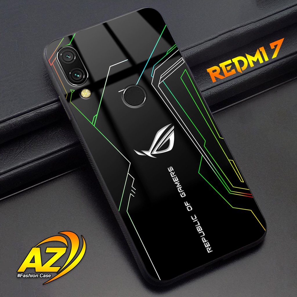 Case Xiomi Redmi 7 - Casing Xiomi Redmi 7 ( ROG ) Case Hp - Casing Hp - Softcase Hp - Softcase Glass