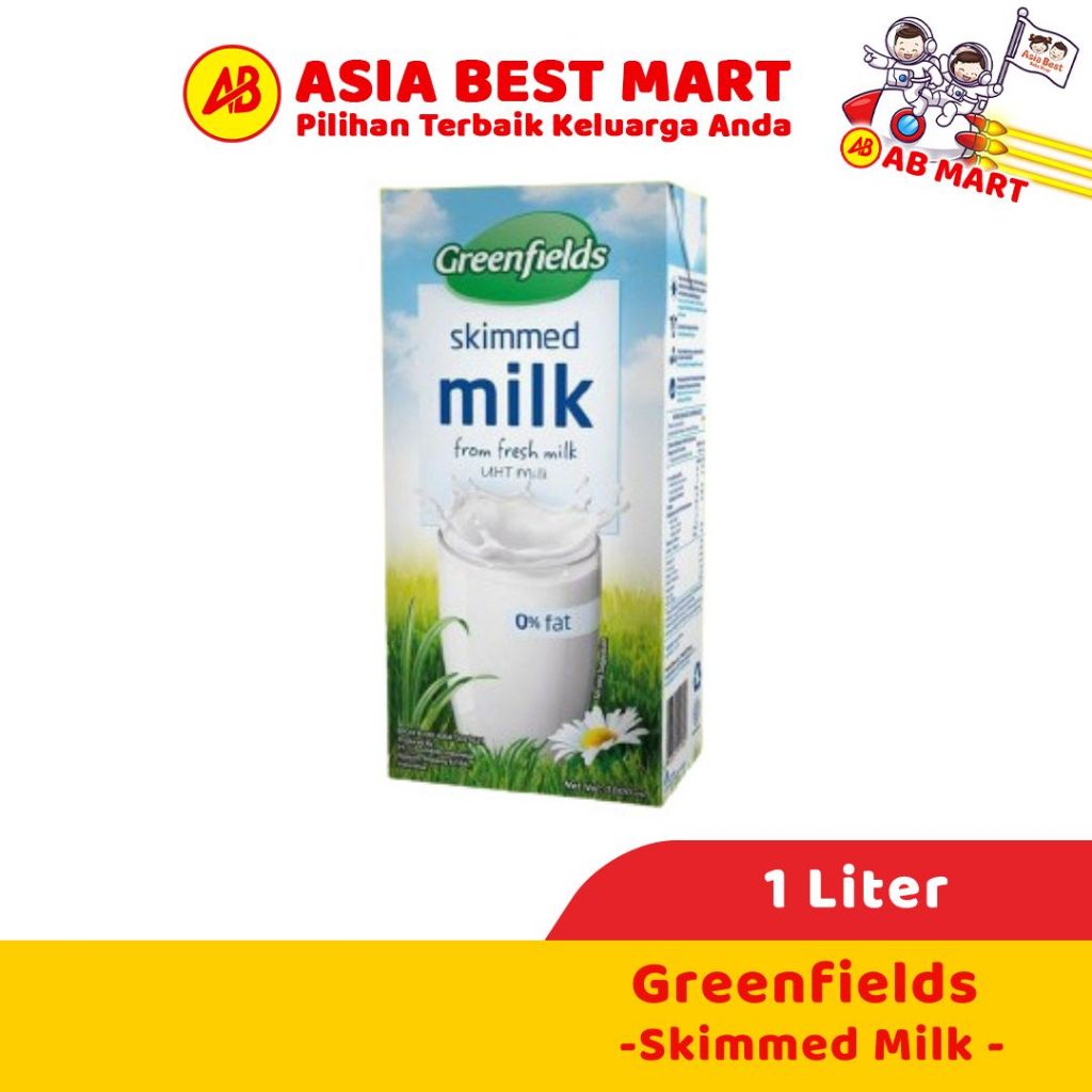 

Greenfields Susu Uht Skimmed Milk 1 Liter (Gosend/Grab)