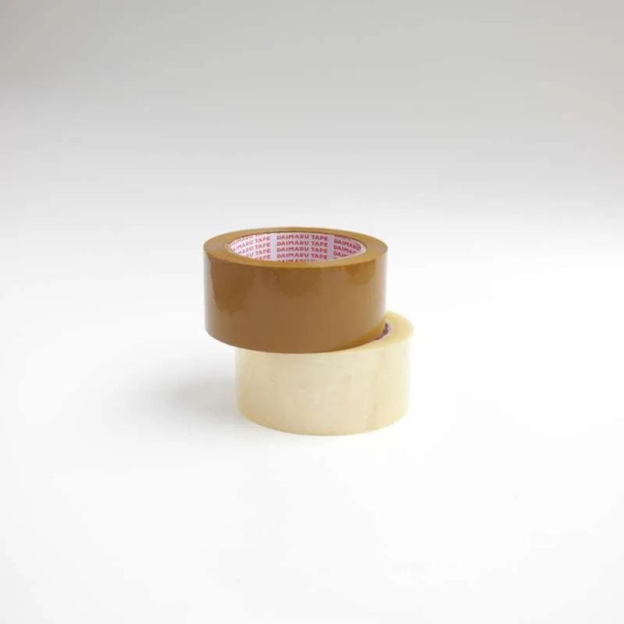 

Lakban Daimaru 48 mm 45 micron 90 yard Full Bening / Coklat - Bening, 80 yard