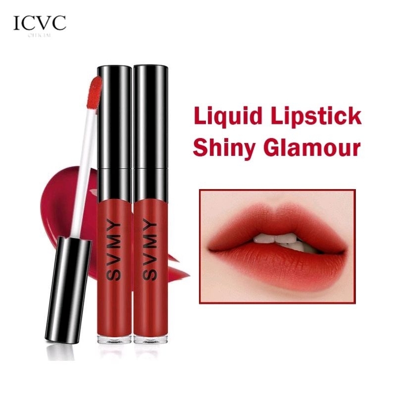Lameila Svmy 1063 Liquid Lipstick Shiny Glamour Lip Glaze Waterproof Lipstik Anti Air Tahan Lama