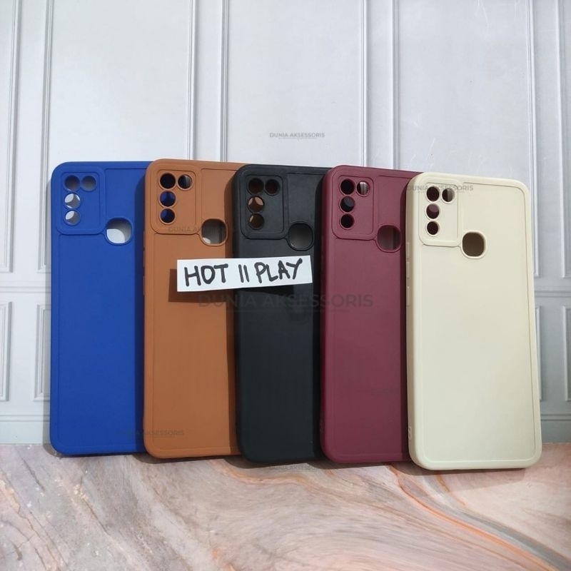 ProCamera SoftCase Full Cover Matte Edge Case Infinix Hot 11s NFC Hot 11  Hot 11 Play  Hot 10 Play  Hot 9  Hot 9 Play Silikon Case