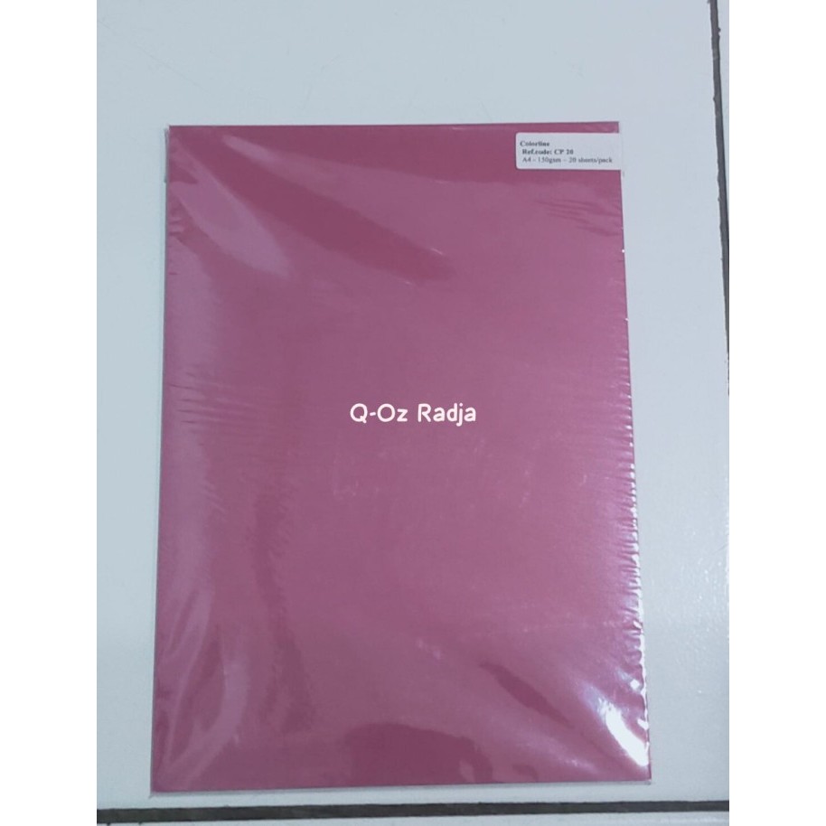 

Kertas Polos Warna A4 150 gr Merah Burgundy