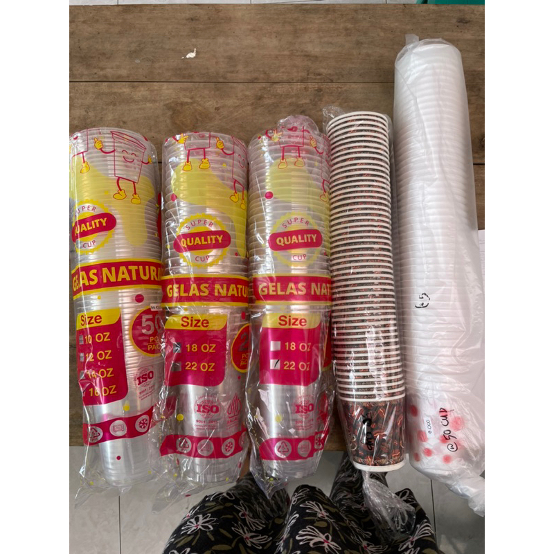 CUP GELAS PLASTIK CUP GELAS KOPI CUP GELAS TEH