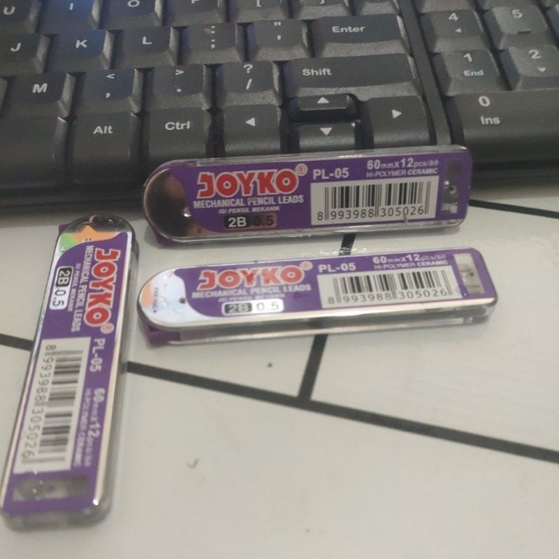 

Isi Pensil Mekanik Joyko ukuran 0,5 harga pertabungbisi 12 pcs