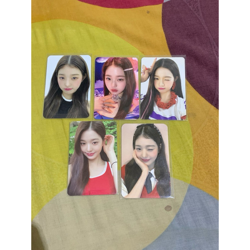 READY STOCK PHOTOCARD JANG WONYOUNG IVE MUSIC KOREA GREEN VERSION ALBUM LOVE DIVE LODI KTOWN ROUND 1