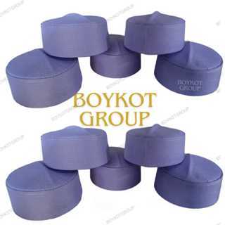 Peci mika putih pendek (Habib Bahar) Tebal halus songkok Kalbut kopiah oleh oleh haji