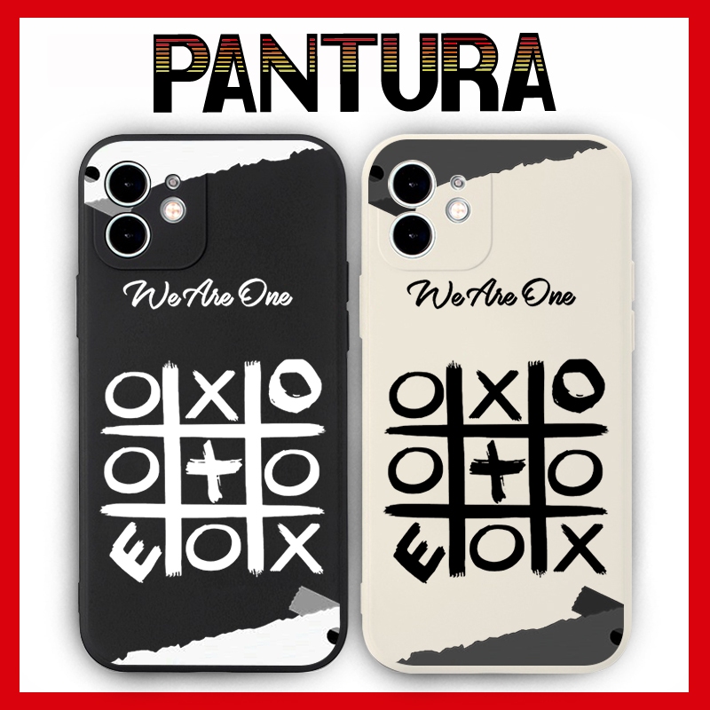 Softcase Oppo A18 / A38 A96 / A36 RENO 8T  A33W A37 A37F A59 A71 A83 A1K A5 2020 A5S A7 A8 A9 2020 A11K A12 A15 A15S A16 A16E A16K A17 A17K A31 A33 A52 A53 A54 A57 2020 A74 A92 F1S F5 F7 F9 F11 Case EXO - BOY BAND Black,Cream &amp; Army Green