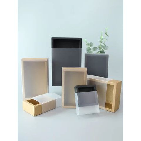 

Sliding Box Frosted Kotak Craft Tutup Mika Frosted 8x8x3