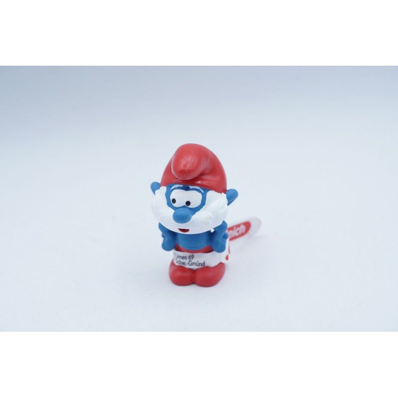 Smurf Smurfs 20814 Papa Smurf Schleich Cartoon Vintage Action Figure Mainan Karakter Collection Kole