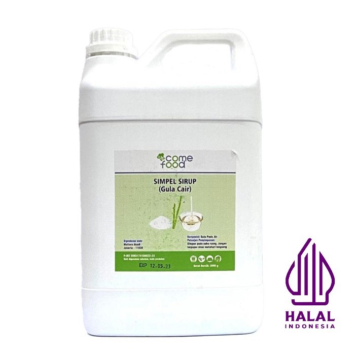 

Come Food Gula Cair Putih Simple Syrup - 3kg