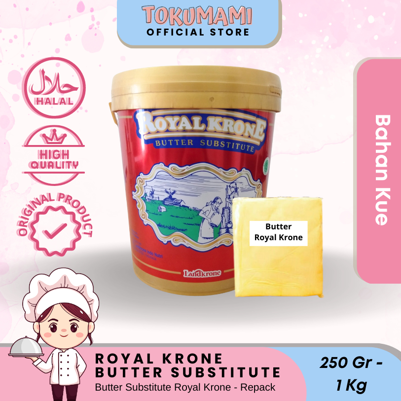 

Tokumami - Royal Krone Mentega/ Margarine Butter Substitute Repack 250 Gr