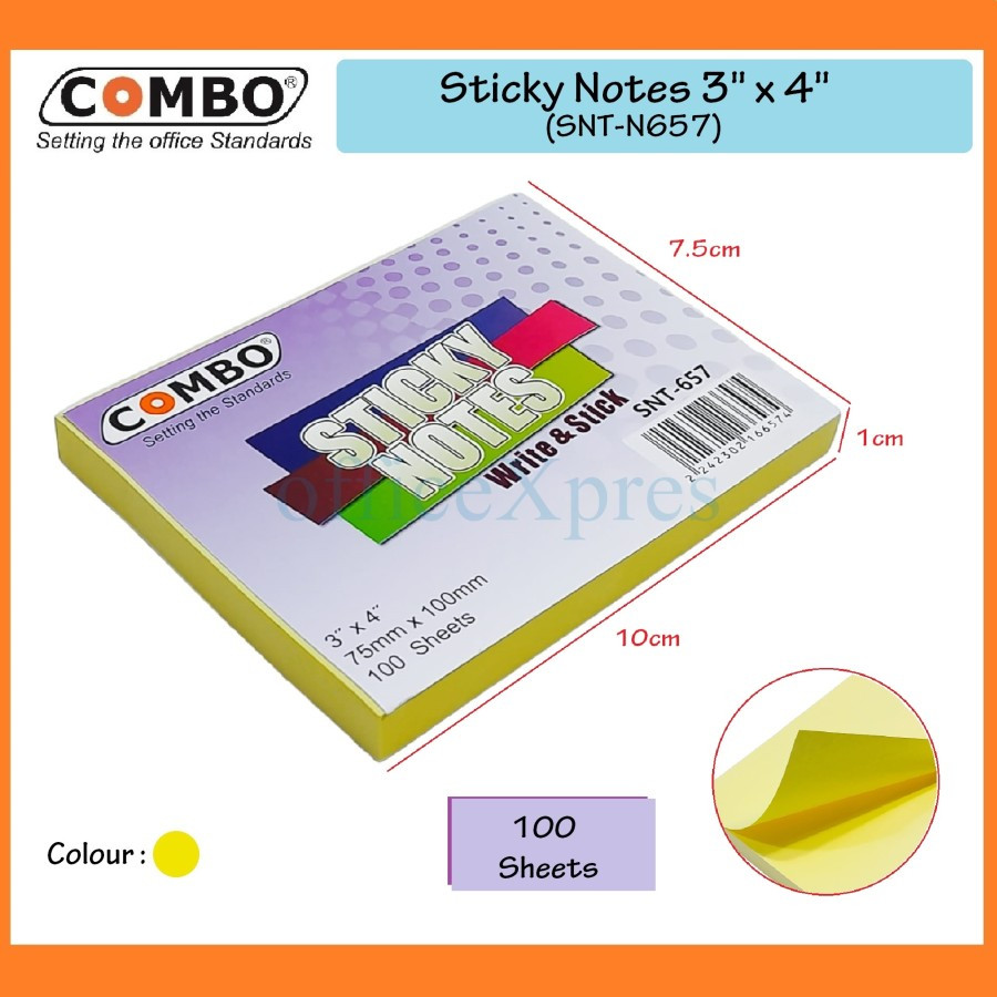 

Sticky Notes / Memo Tempel / Kertas Memo Stick / Index SNT 657 UNGU