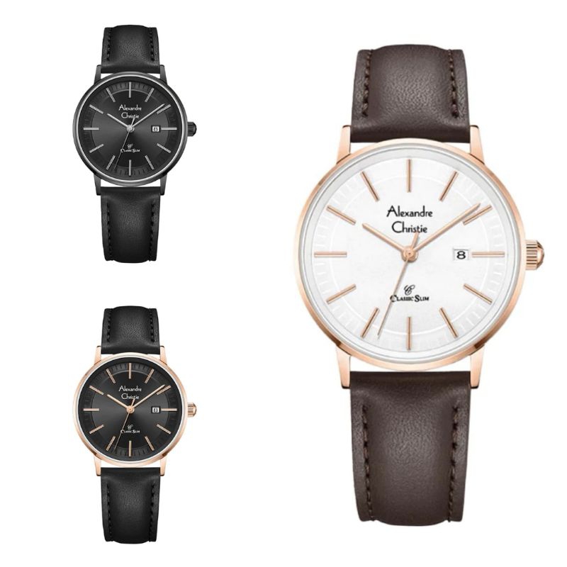 AC8694 Jam Tangan Wanita Alexandre Christie AC 8694 Original Kulit