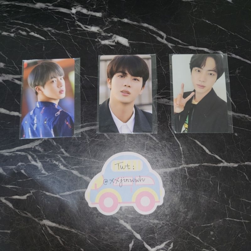 OFFICIAL pc photocard jin seokjin dicon bts