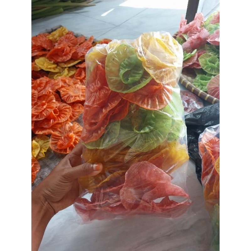 

bunga ros karawang mentahan,kemasan 800 g isi 50 pcs