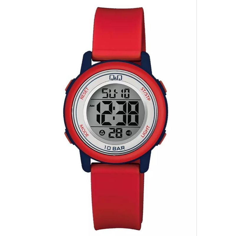 QnQ QQ M208J002Y Original Watch / QnQ QQ M208J002Y Jam Tangan Digital Wanita/Anak Tali Karet Tahan A
