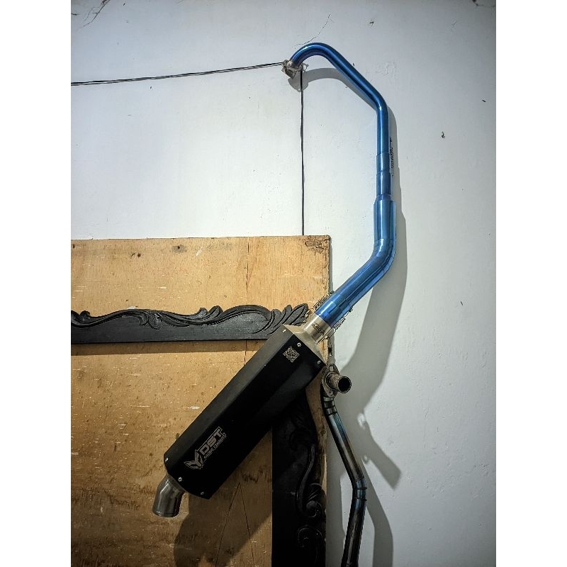 Knalpot racing dst big volume ori bekas